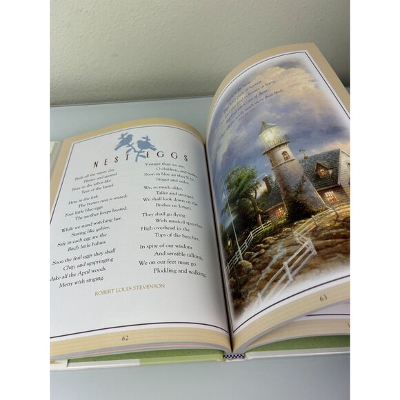 Thomas Kinkade A Child's Garden of Verses Hardcover 1999 VTG Poems Scripture - Picture 14 of 16